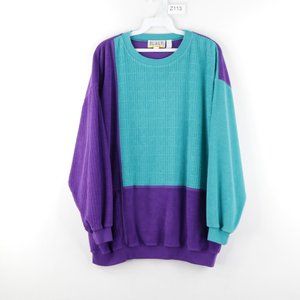 Vintage Streetwear Terry Cloth Sweatshirt